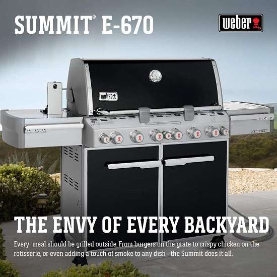 Weber 7471001 Summit E-670 6-Burner
