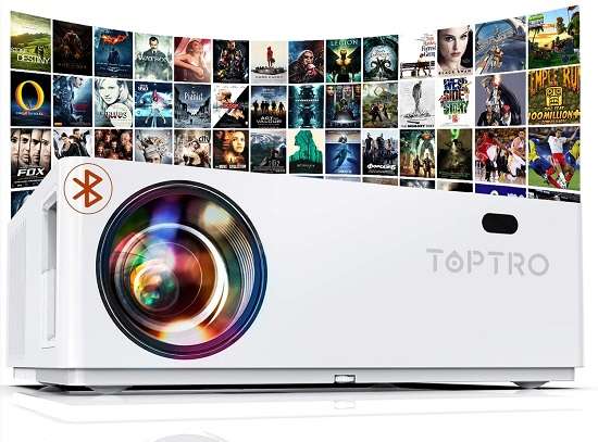Toptro TR81 Projector - Best Bluetooth Projector Toptro TR81 Projector - Best Bluetooth Projector