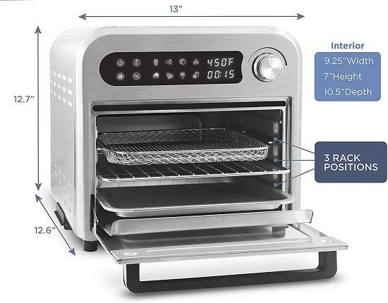 What Are The Key Features Of Elite Gourmet Maxi-Matic EAF1010D Air Fryer