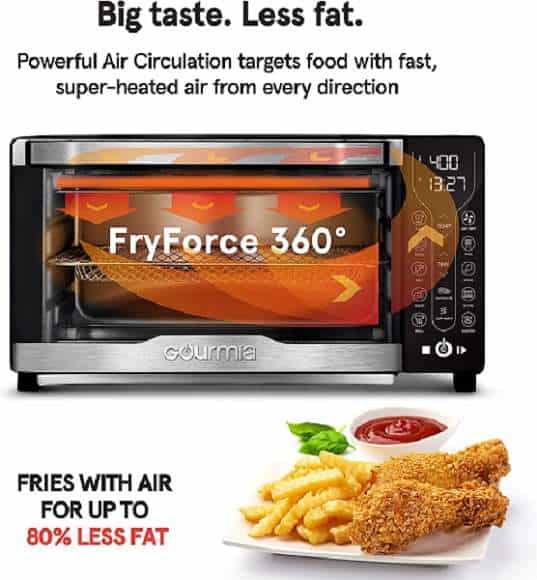 What Are The Key Features Of Gourmia GTF7355 Air Fryer Oven
