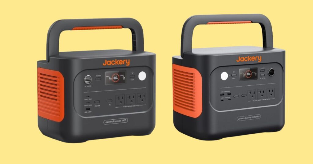 Jackery 1000 V2 vs 1000 Plus