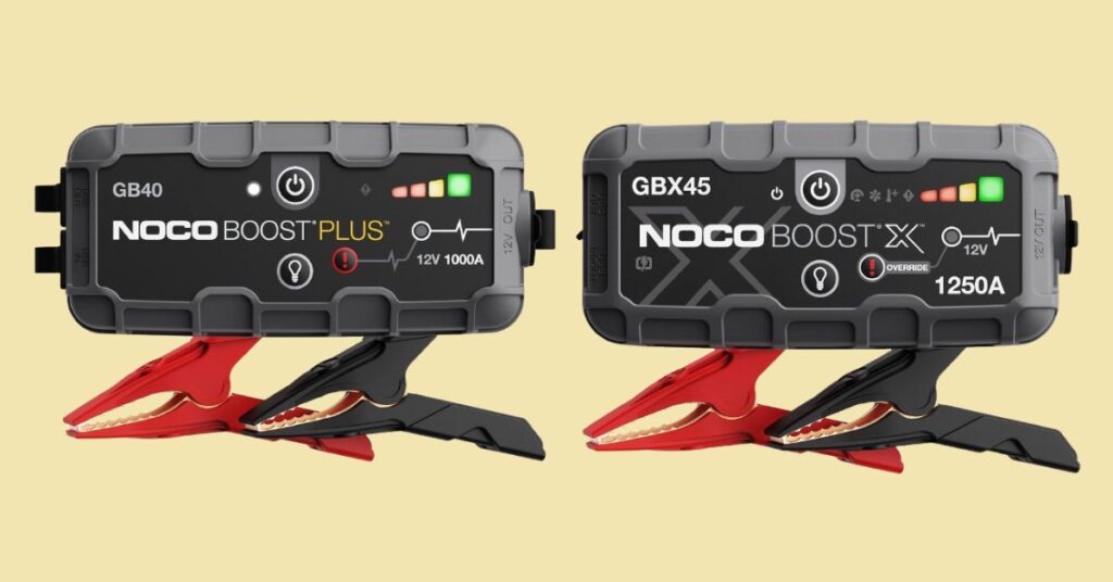 NOCO GB40 vs GBX45