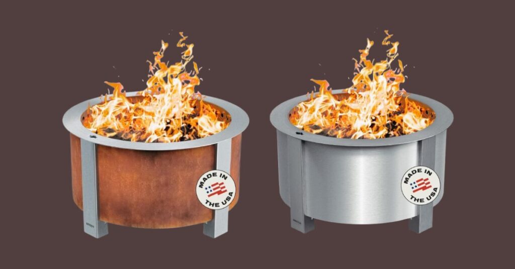 Breeo Corten vs Stainless