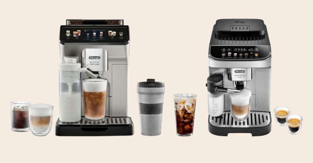 DeLonghi Eletta vs Magnifica DeLonghi Eletta vs Magnifica